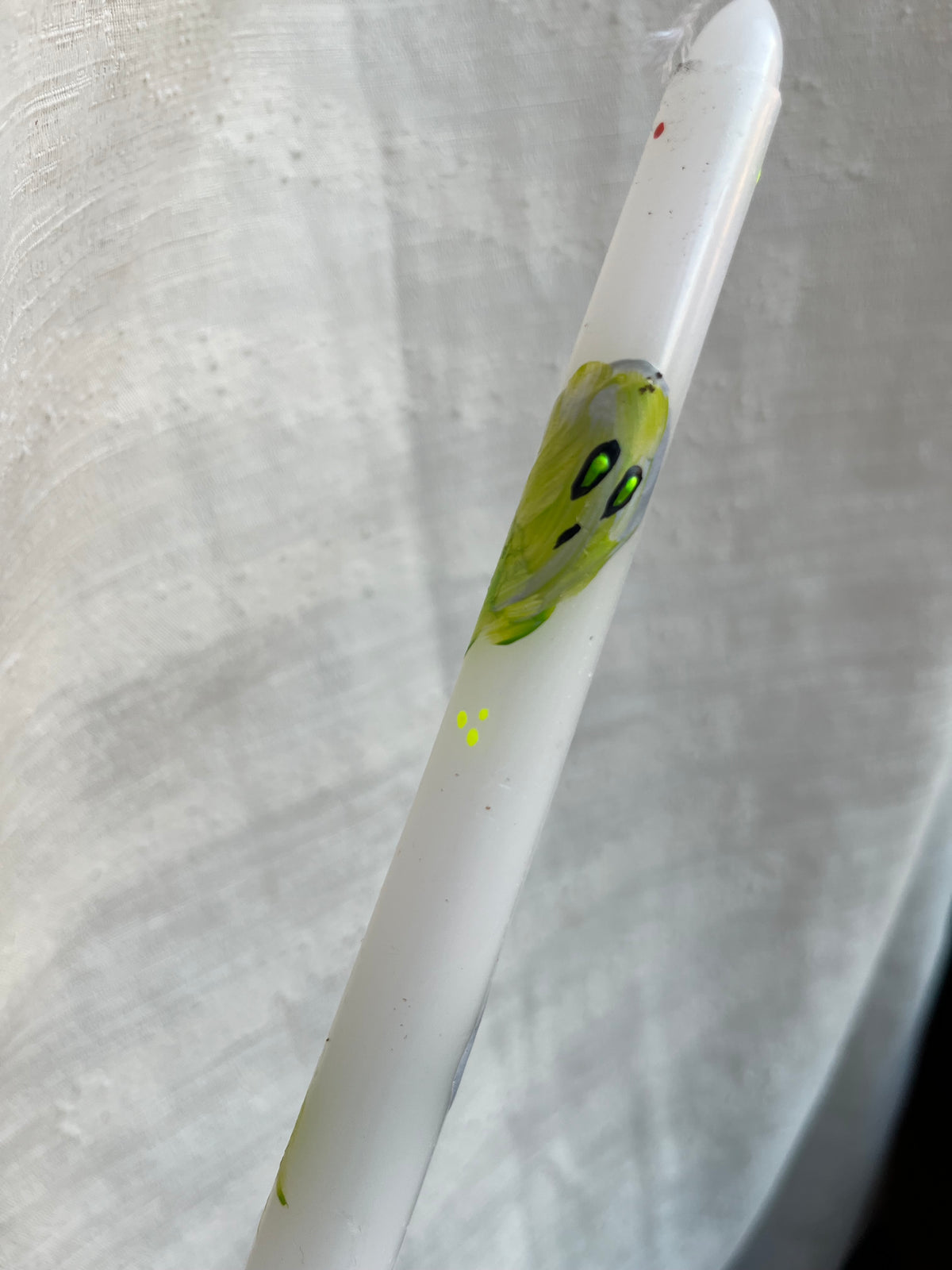 halloween ghoul taper candle