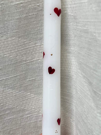 moody hearts taper candle