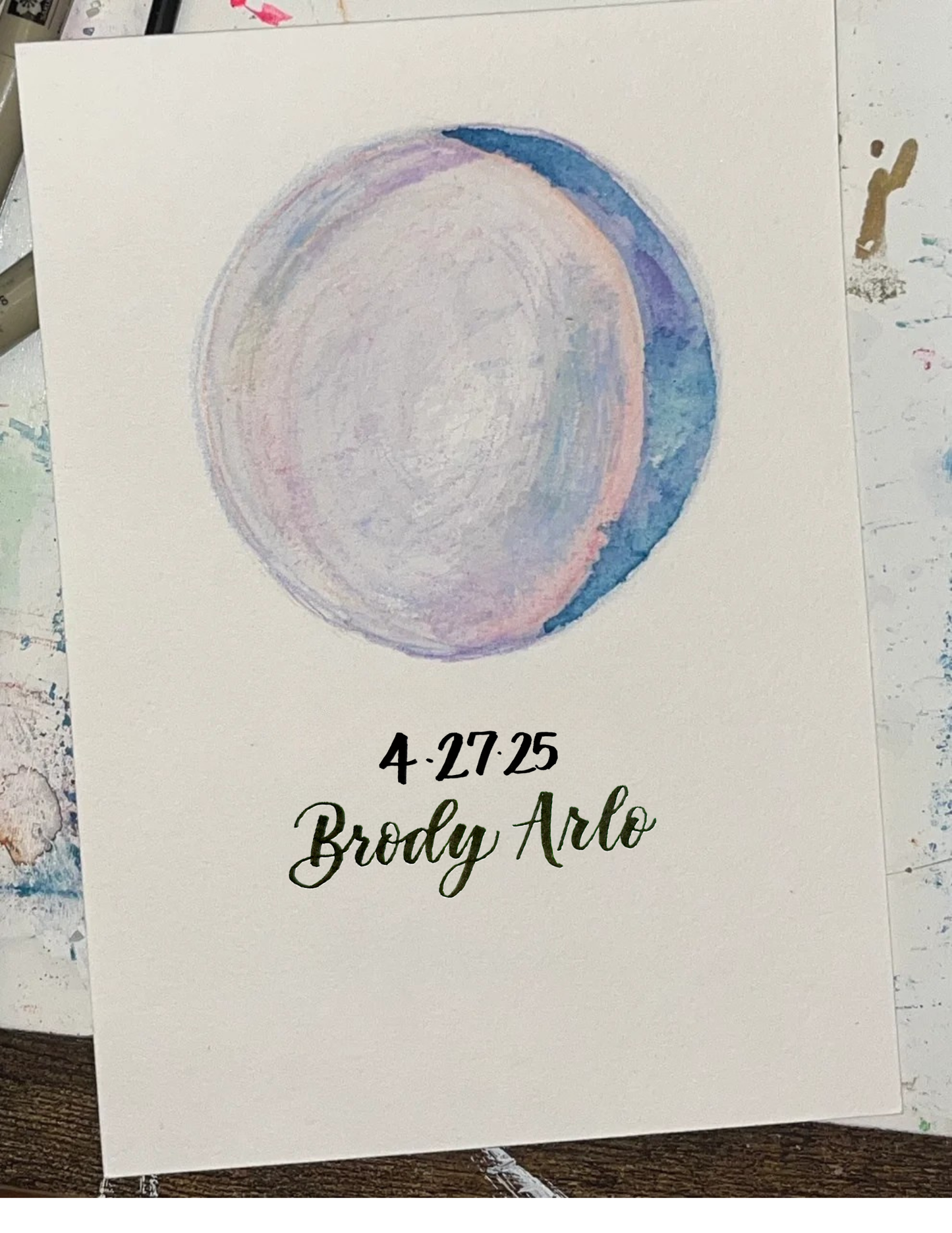 custom commemorative moon phase